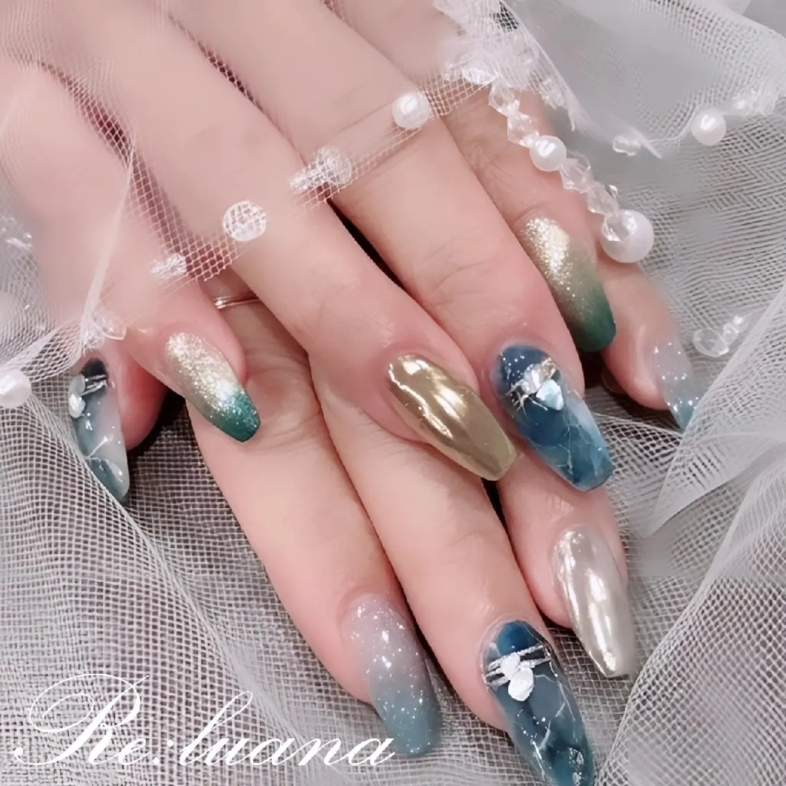 新規・当店オフ込み★フルデザインコース💅🏻✨️持ち込み可☆の写真