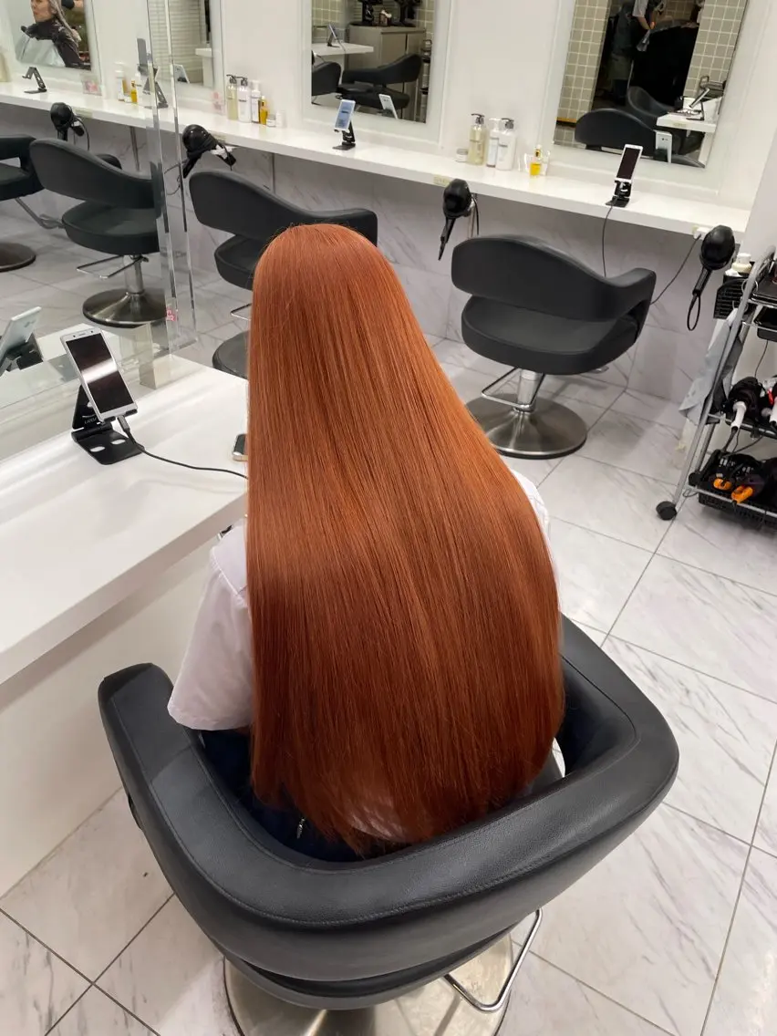 ロング カラー ヘアアレンジ ヘアカラー トリートメント ヘアセット 💗横浜美容室 💗HARUNAのヘアスタイル