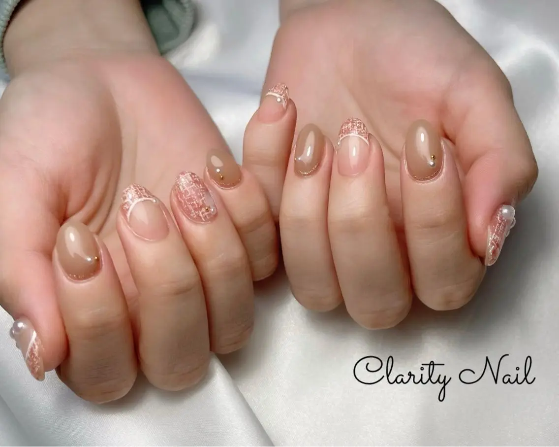 ネイル アートネイル 持ち込み ハンドネイル Clarity Nailのネイルデザイン