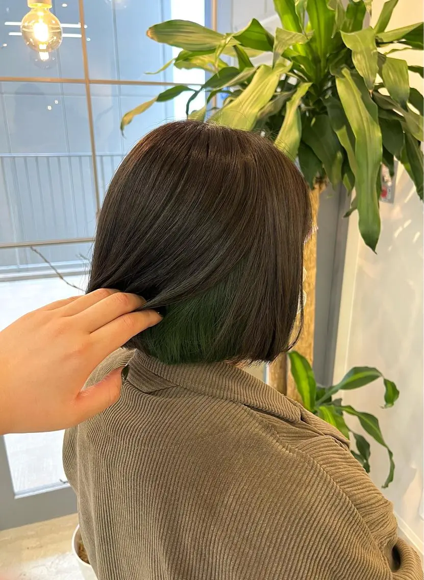 🫧インナーカラー 🫧（フルカラー＋インナーカラー）シャンプーブロー込み✨の写真