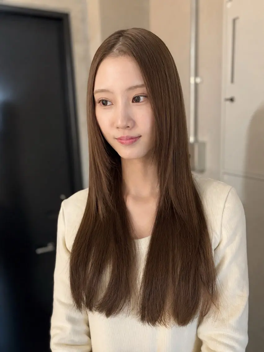 ロング カラー ヘアアレンジ 縮毛矯正 縮毛矯正・カラー特化 指名No.1shunのヘアスタイル