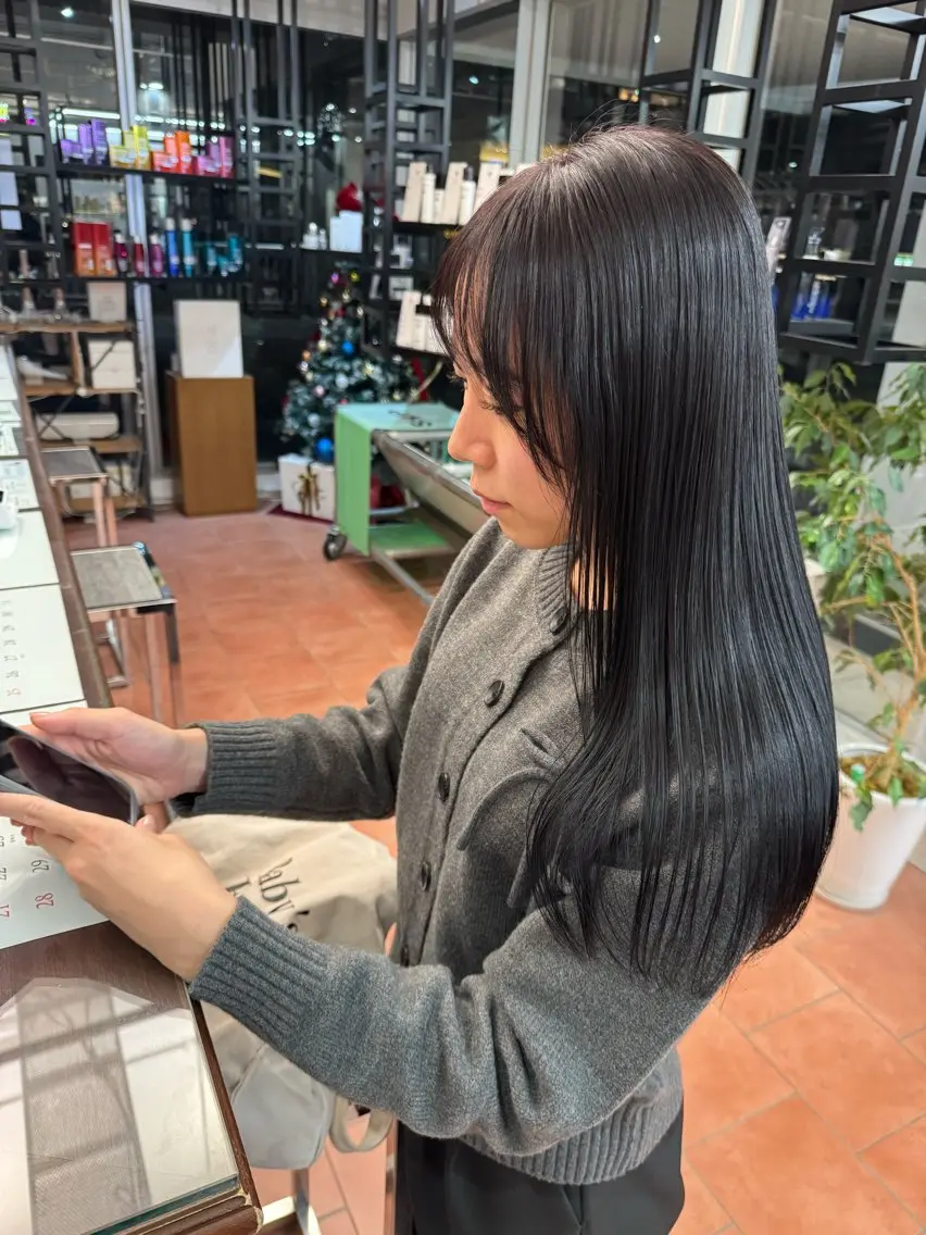 🛁前髪の救世主🛁前髪酸性ストレート+前髪カット16,900円→11,830円の写真
