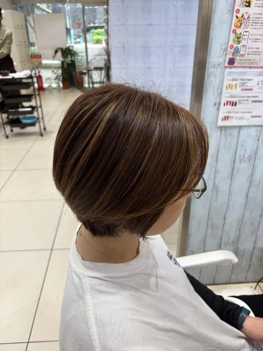 ショート カラー 🌸暖色髪質改善 MEI🌸のヘアスタイル