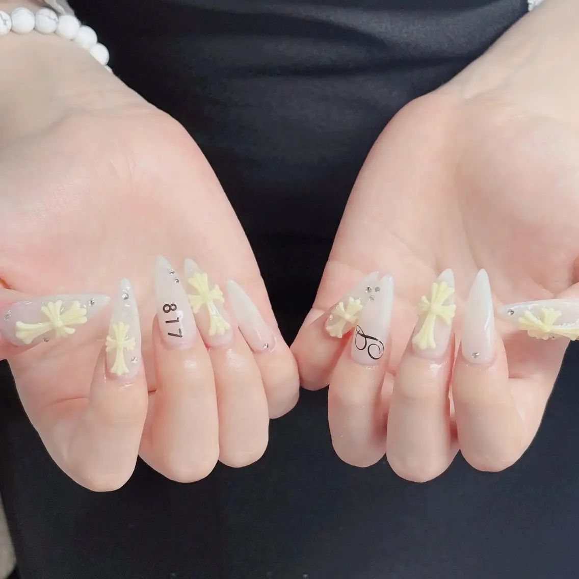 ネイル フットネイル フレンチネイル グラデーション 韓国ネイル ロングネイル ハンドネイル Hani Nail Salonのネイルデザイン