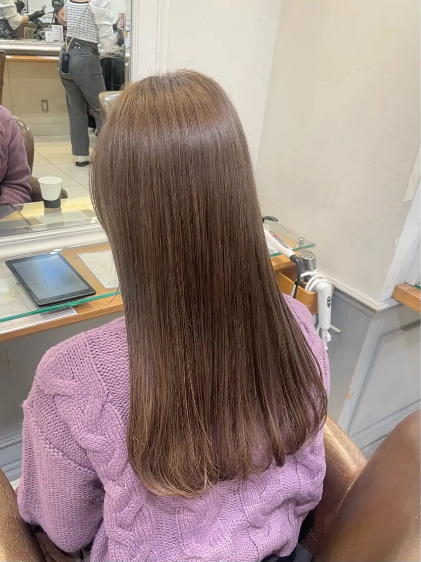 ロング ヘアカラー 金谷 美幸のヘアスタイル