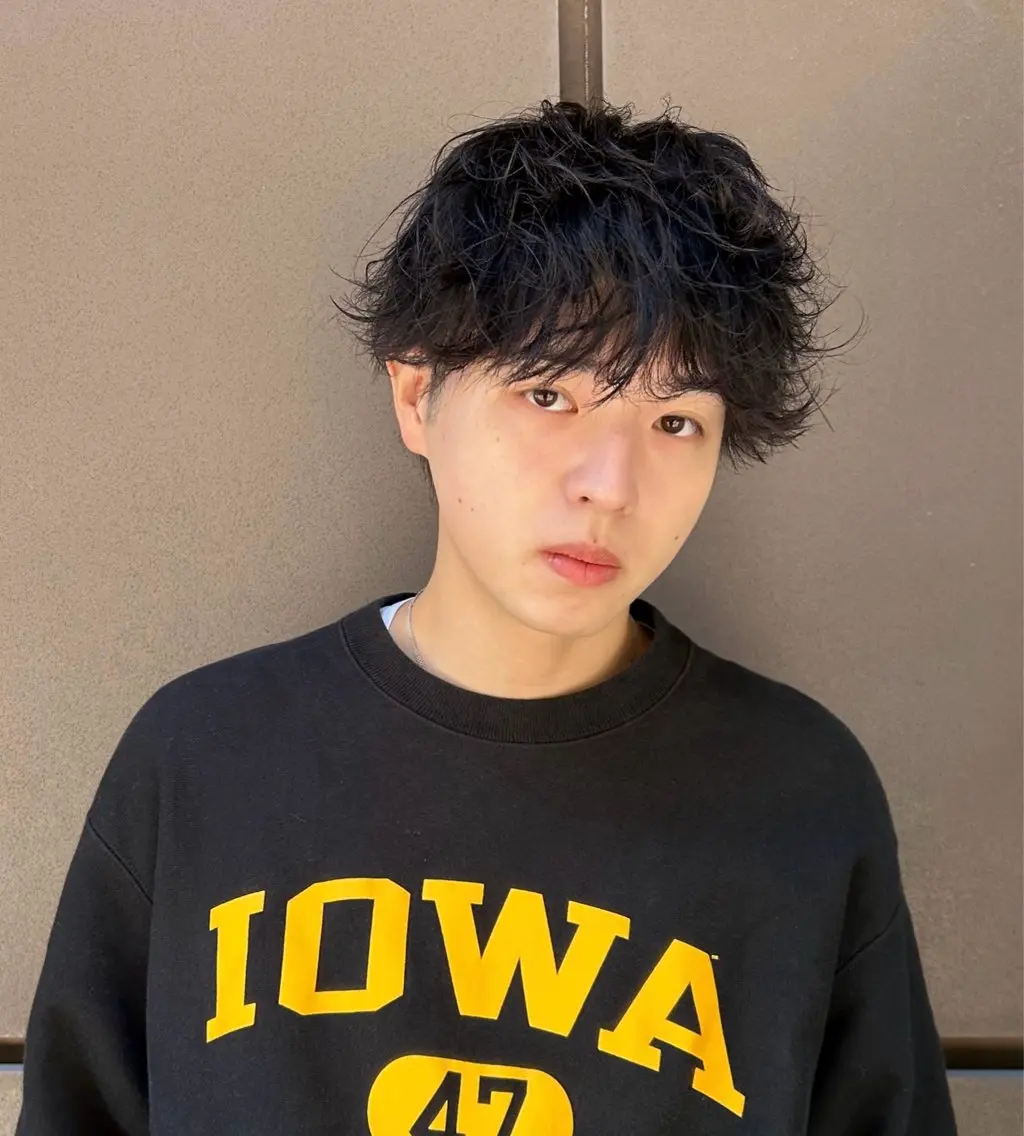パーマ メンズ メンズ清潔感のプロ 💈メンズパーマ藤田のヘアスタイル