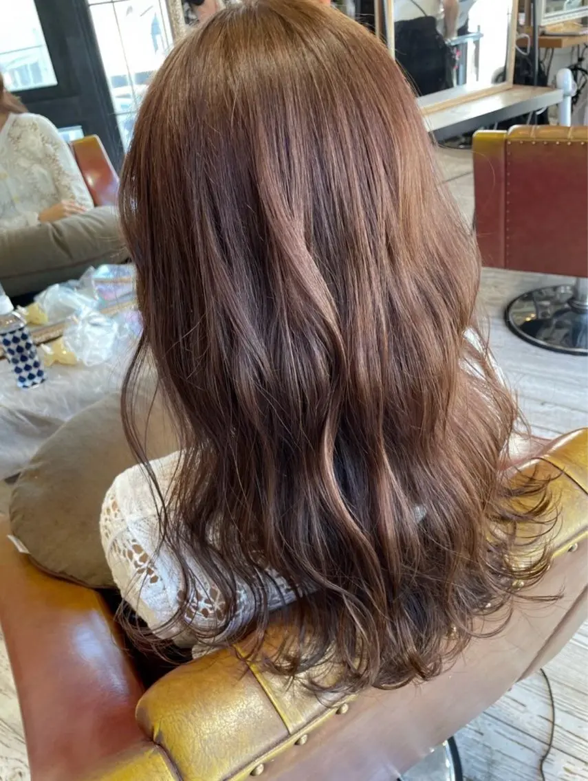 「当日予約可能」⭐️トレンド暖色系カラーの写真