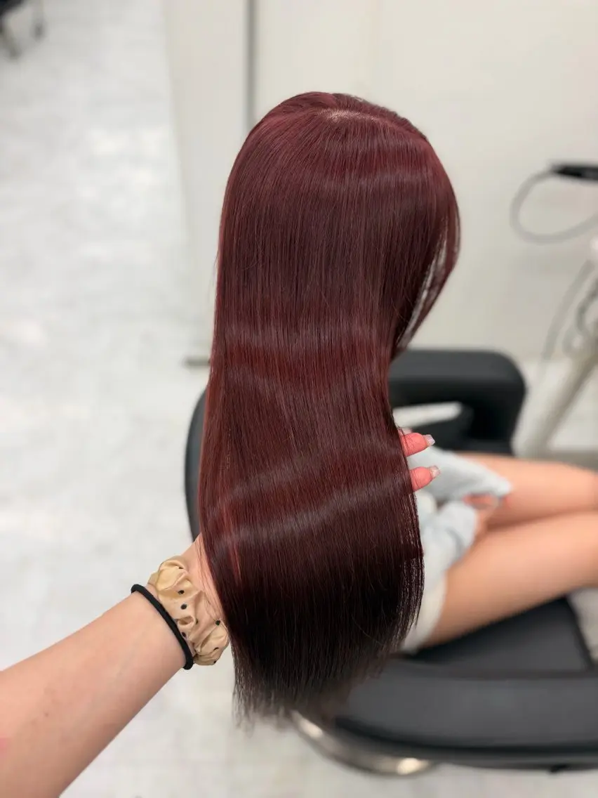 ロング カラー ヘアアレンジ カット ヘアカラー トリートメント 透明感カラー🎀艶髪 Anju/渋谷🎀のヘアスタイル