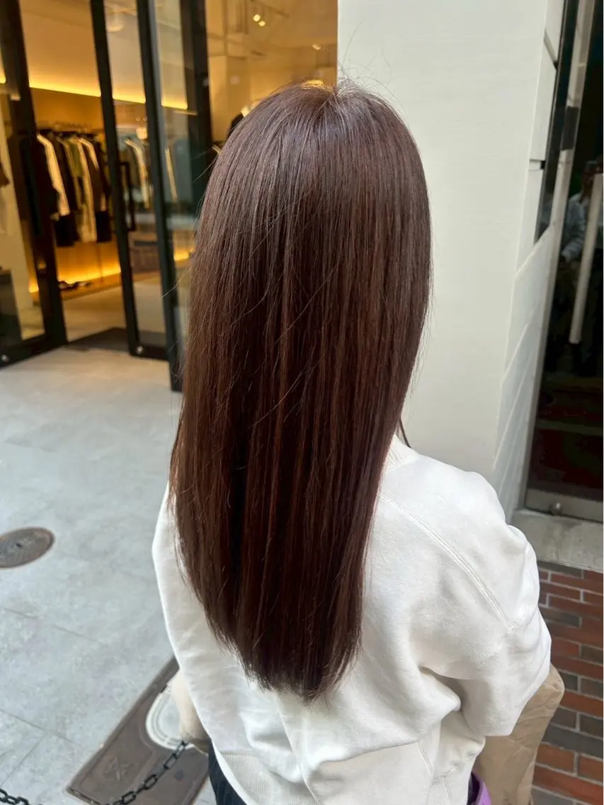 ロング トリートメント 木場 麗咲のヘアスタイル