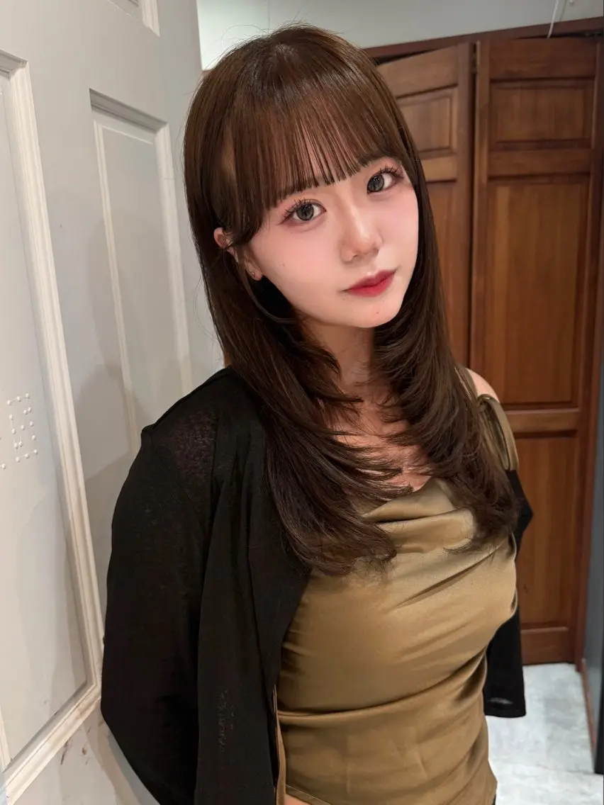 ロング カラー カット ヘアカラー トリートメント mai / linoah˚✧のヘアスタイル