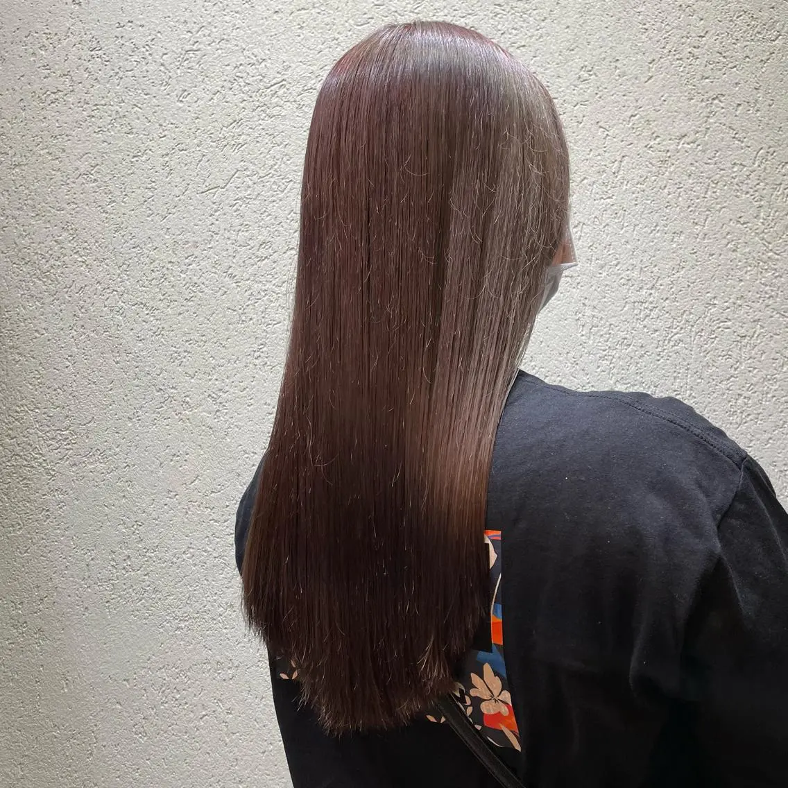 セミロング カラー カット ヘアカラー トリートメント 村山 美空のヘアスタイル