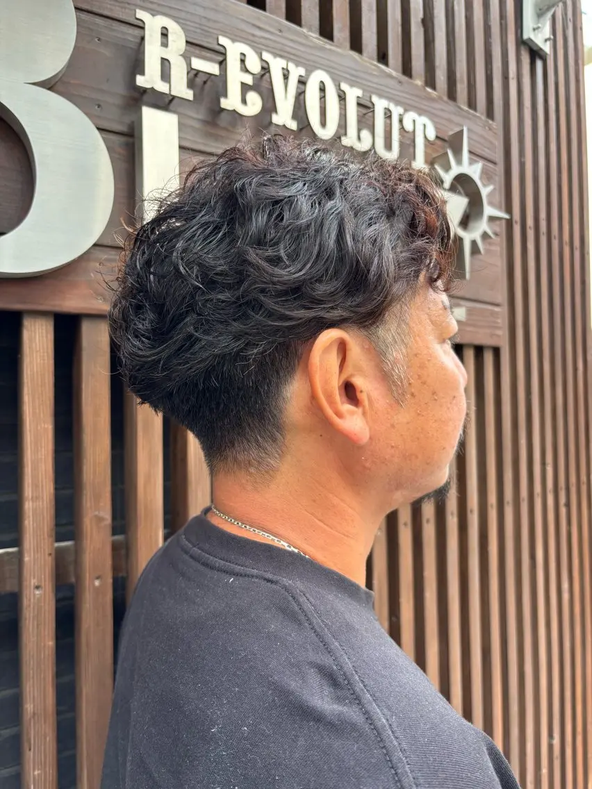 メンズ メンズパーマ 刈り上げ 木下 みさきのヘアスタイル