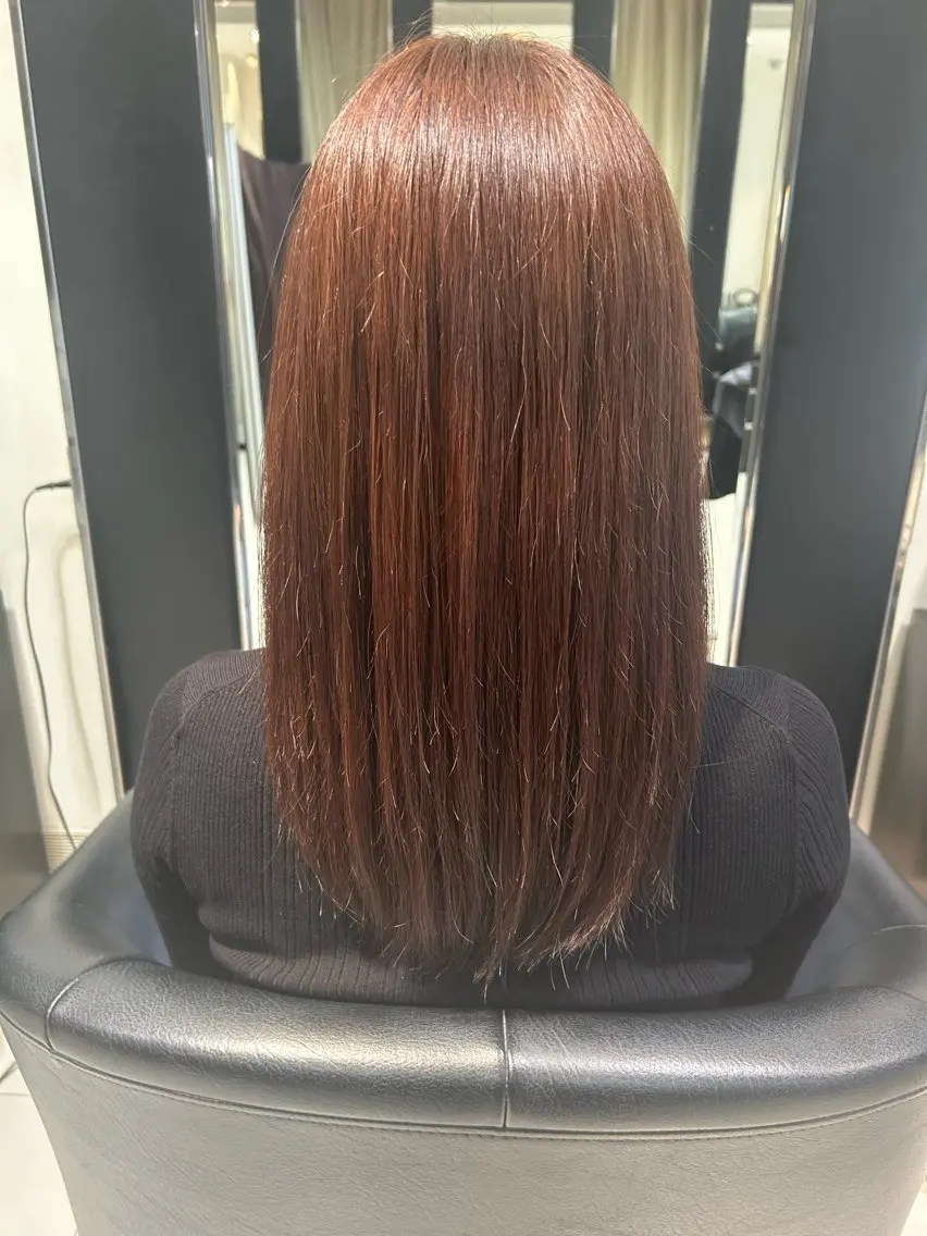 ミディアム カラー カット ヘアカラー トリートメント Ayano 🫧のヘアスタイル
