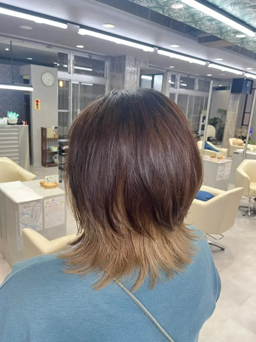 ミディアム も えのヘアスタイル