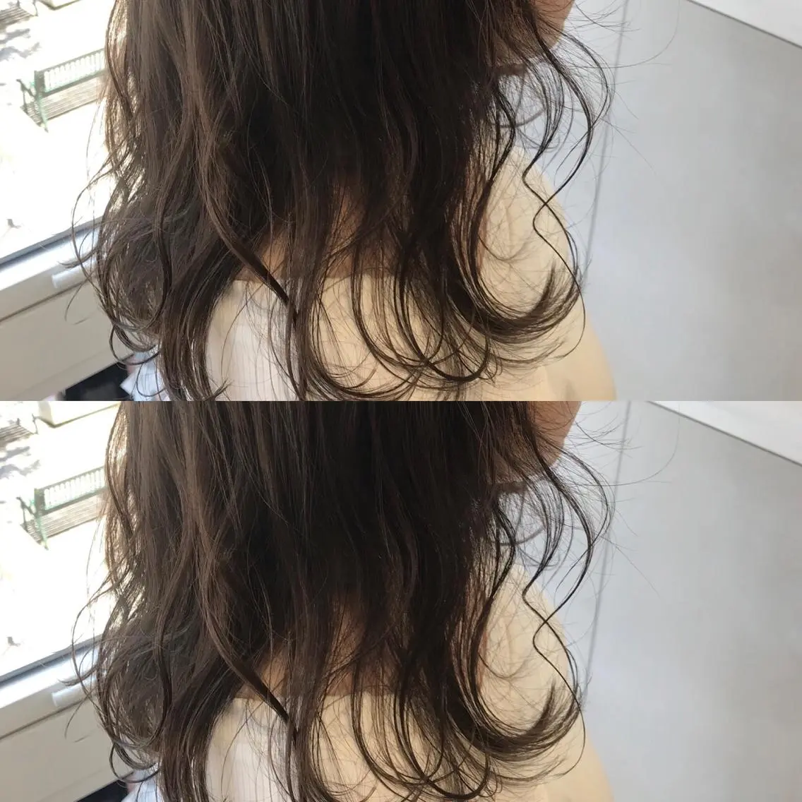 セミロング カラー カット ヘアカラー トリートメント 小栗 麻衣のヘアスタイル