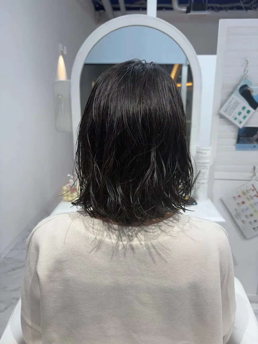 ミディアム パーマ ミディアムパーマ u nagomiのヘアスタイル