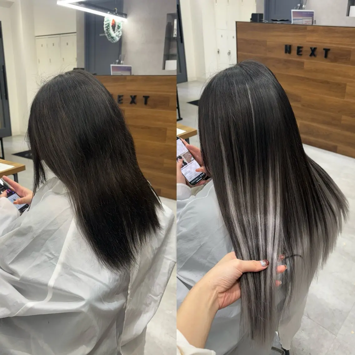 エクステ ENA💗NEXT /ハイトーンエクステのヘアスタイル