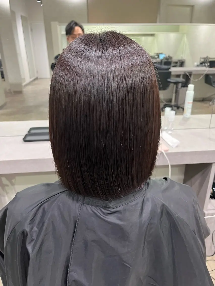 ミディアム パーマ 縮毛矯正 特化生田のヘアスタイル