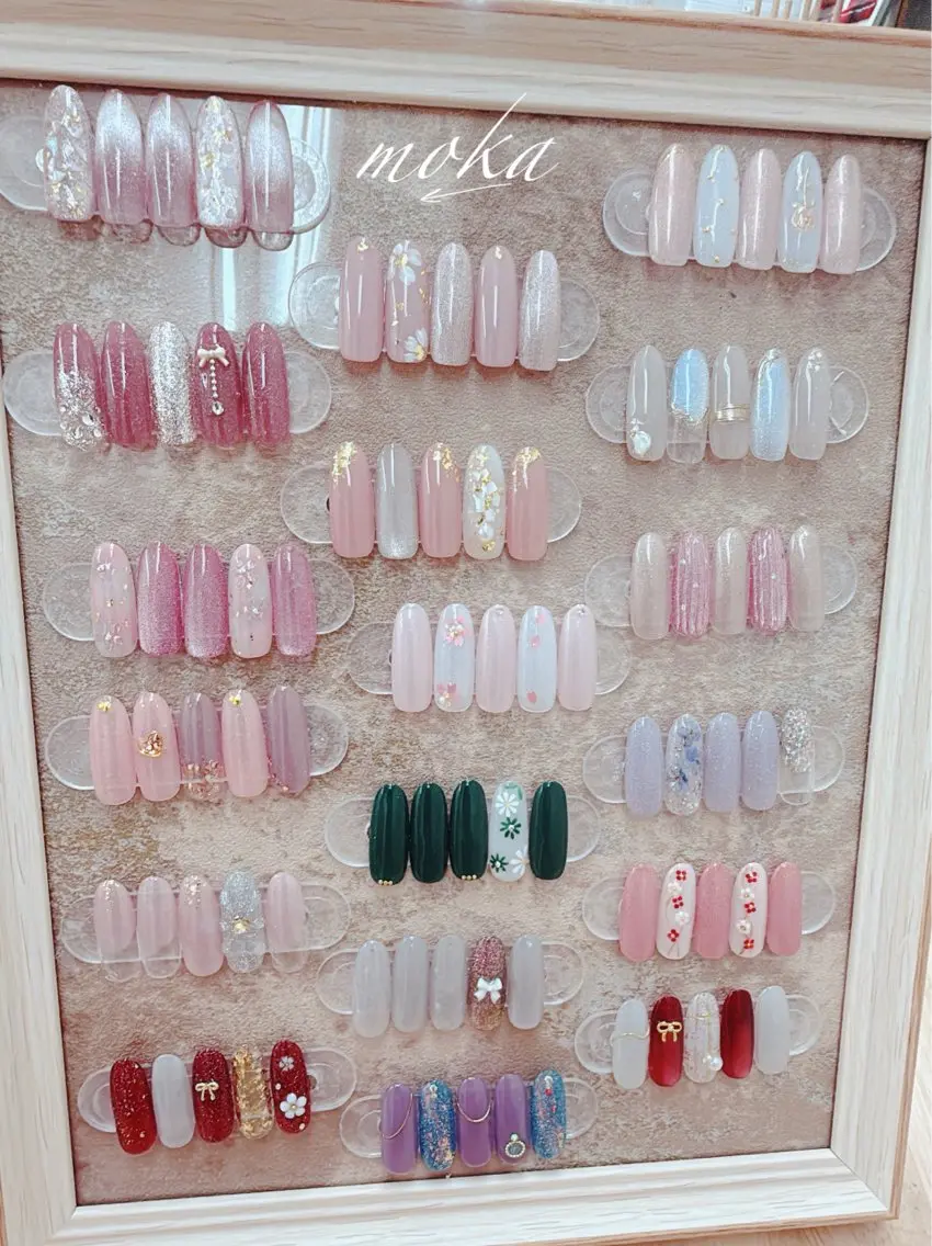 ネイル ハンドネイル ハンドケア 胡蝶蘭レディースサロ ンNailMOKAのネイルデザイン