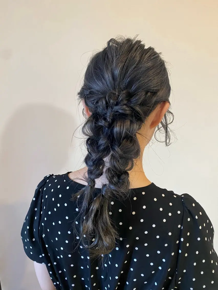ヘアアレンジ 結婚式・ブライダル 簡単アレンジ @z(ｱｯﾄｾﾞｰ) fumikoのマツエク・マツパデザイン