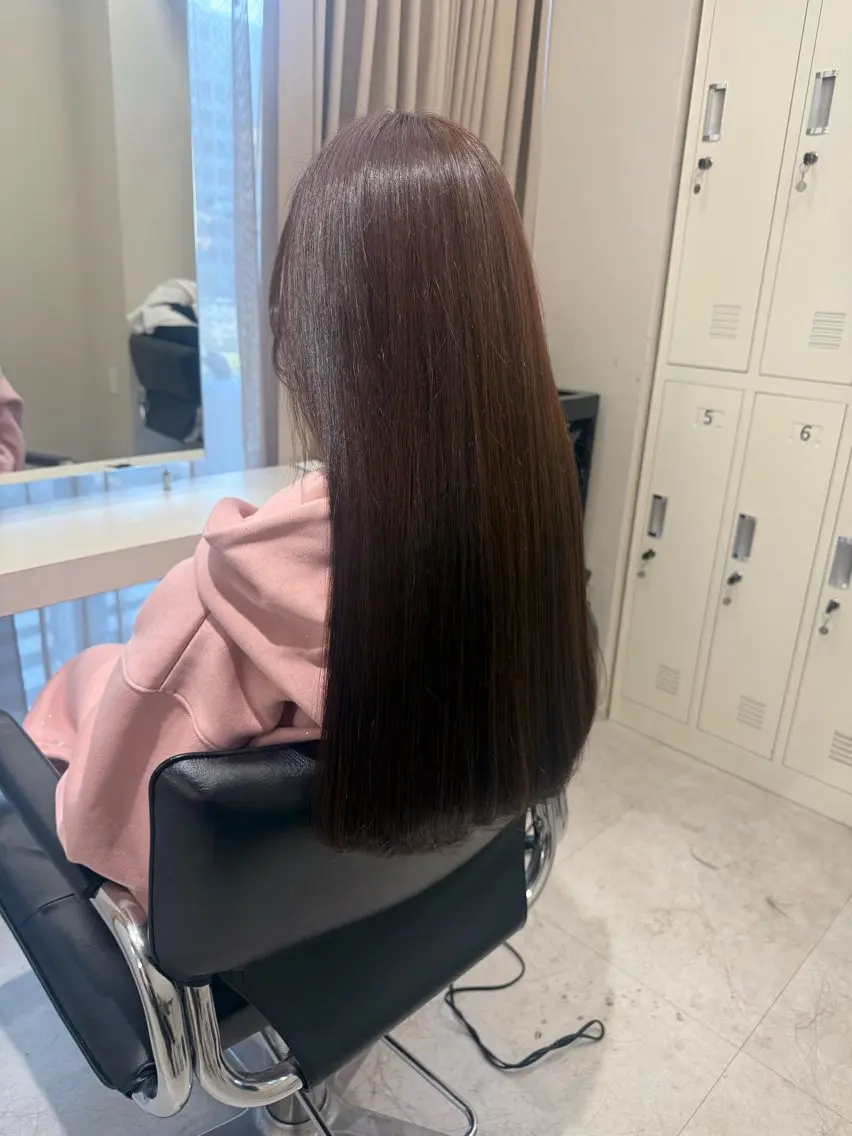 カラー カット ヘアカラー トリートメント haru 髪質改善サロンのヘアスタイル