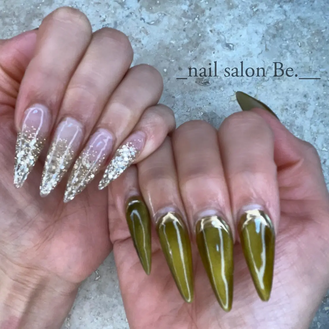 ネイル スカルプネイル nail salon Be.のネイルデザイン