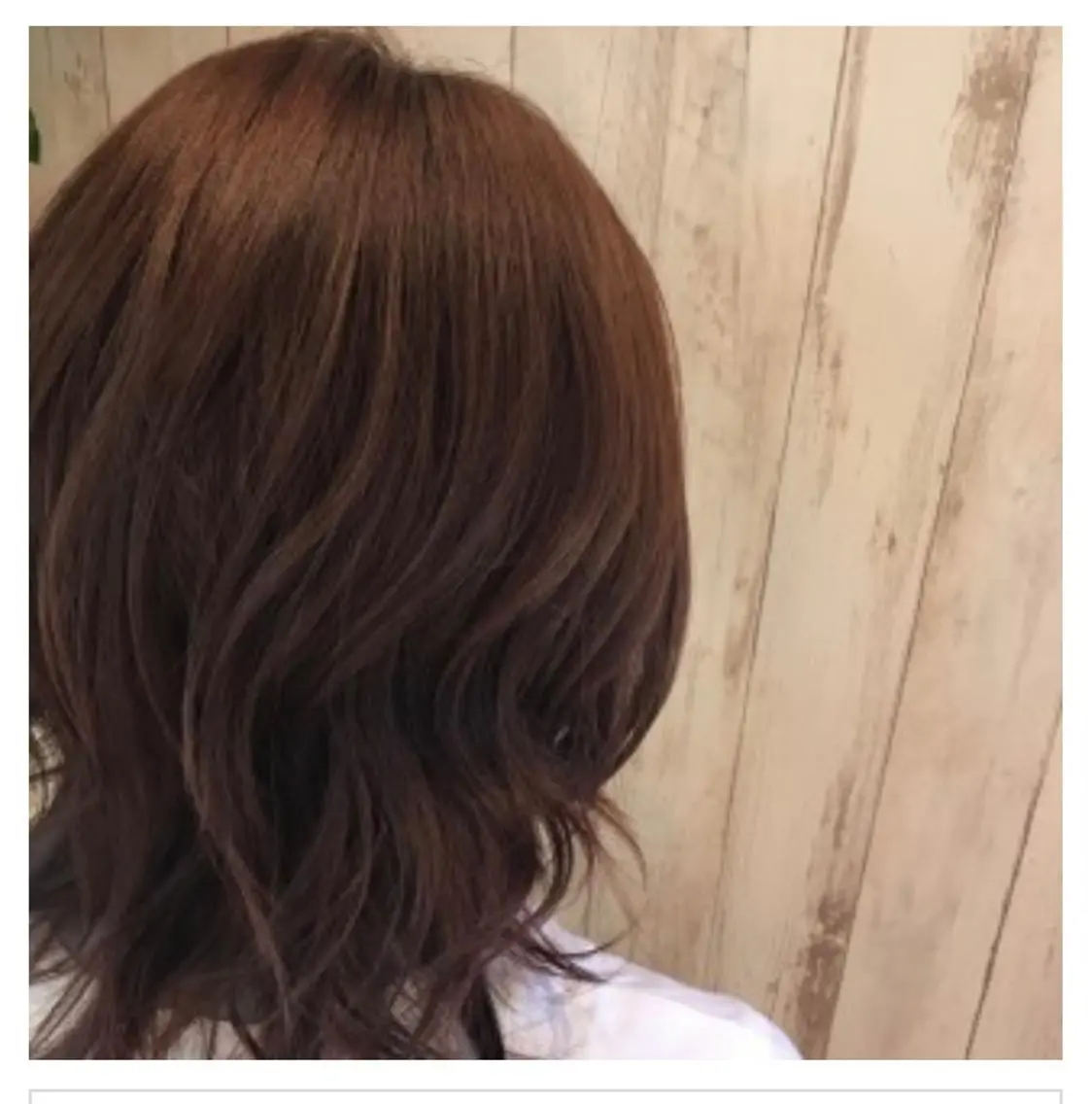 ミディアム カラー パーマ 奥谷 美代子のヘアスタイル