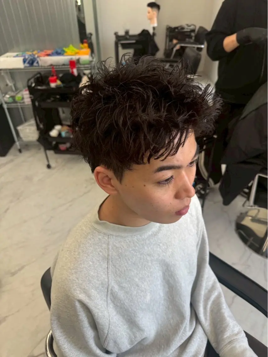メンズ カット 布施メンズ特化美容師 秋山 涼のヘアスタイル