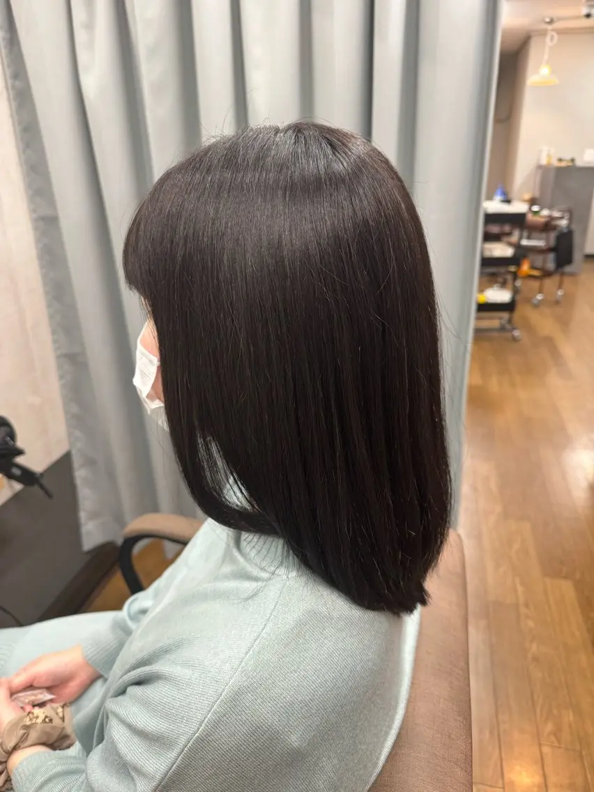 セミロング カット ヘアカラー トリートメント TELA HAIR 幕張本郷店 千尋のヘアスタイル