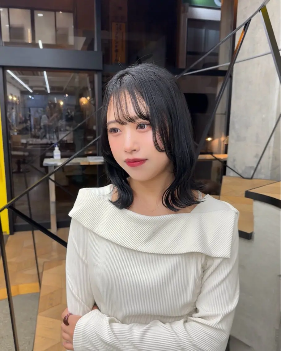 カラー ヘアカラー 小野寺 彩圭のヘアスタイル