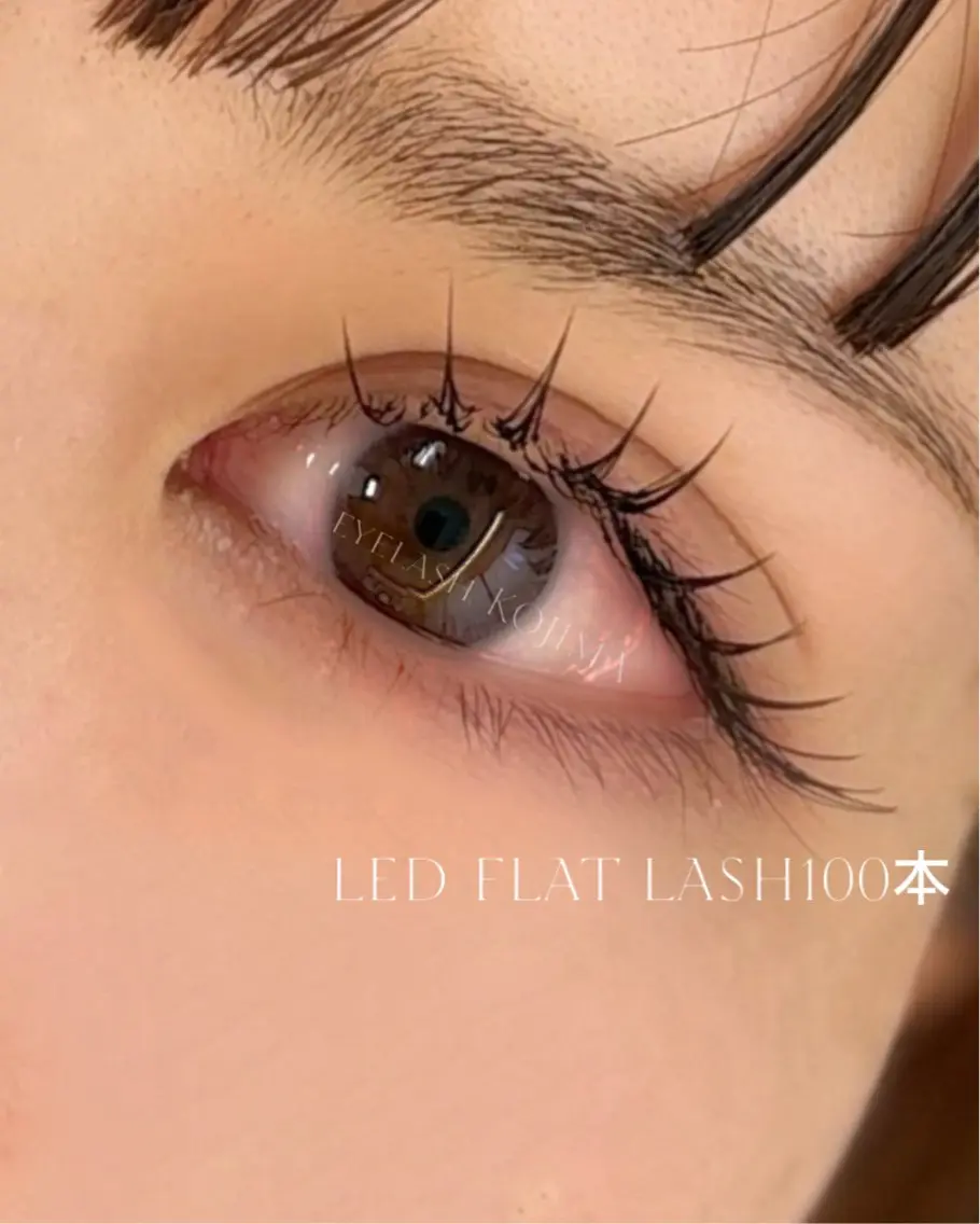 マツエク・マツパ フラットラッシュ Trinity eyelashのマツエク・マツパデザイン