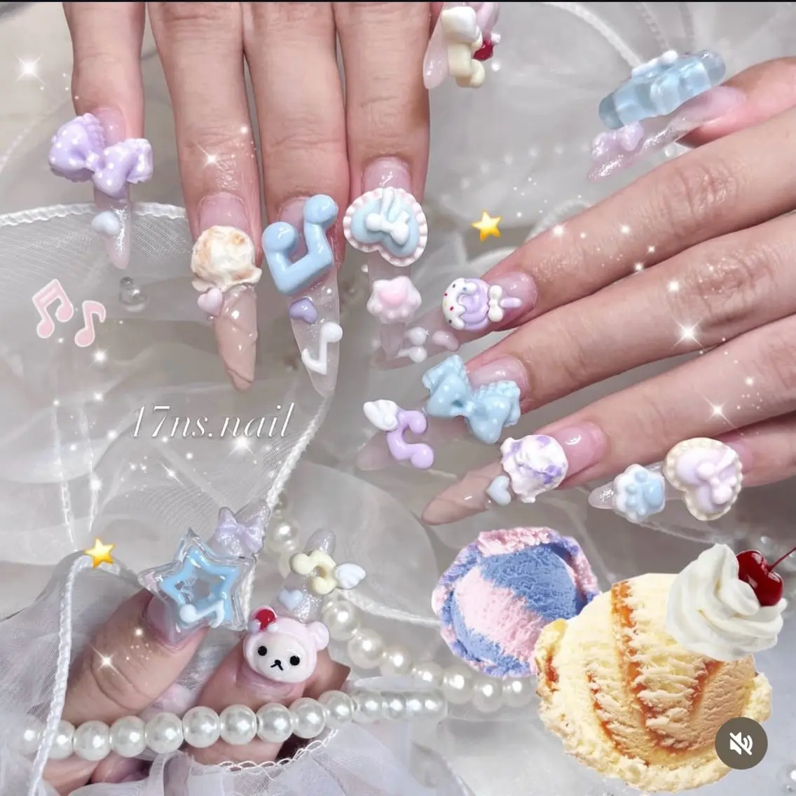 ネイル ˚✧🆕スタッフ🍥 NanAsE⁺✧༚のネイルデザイン