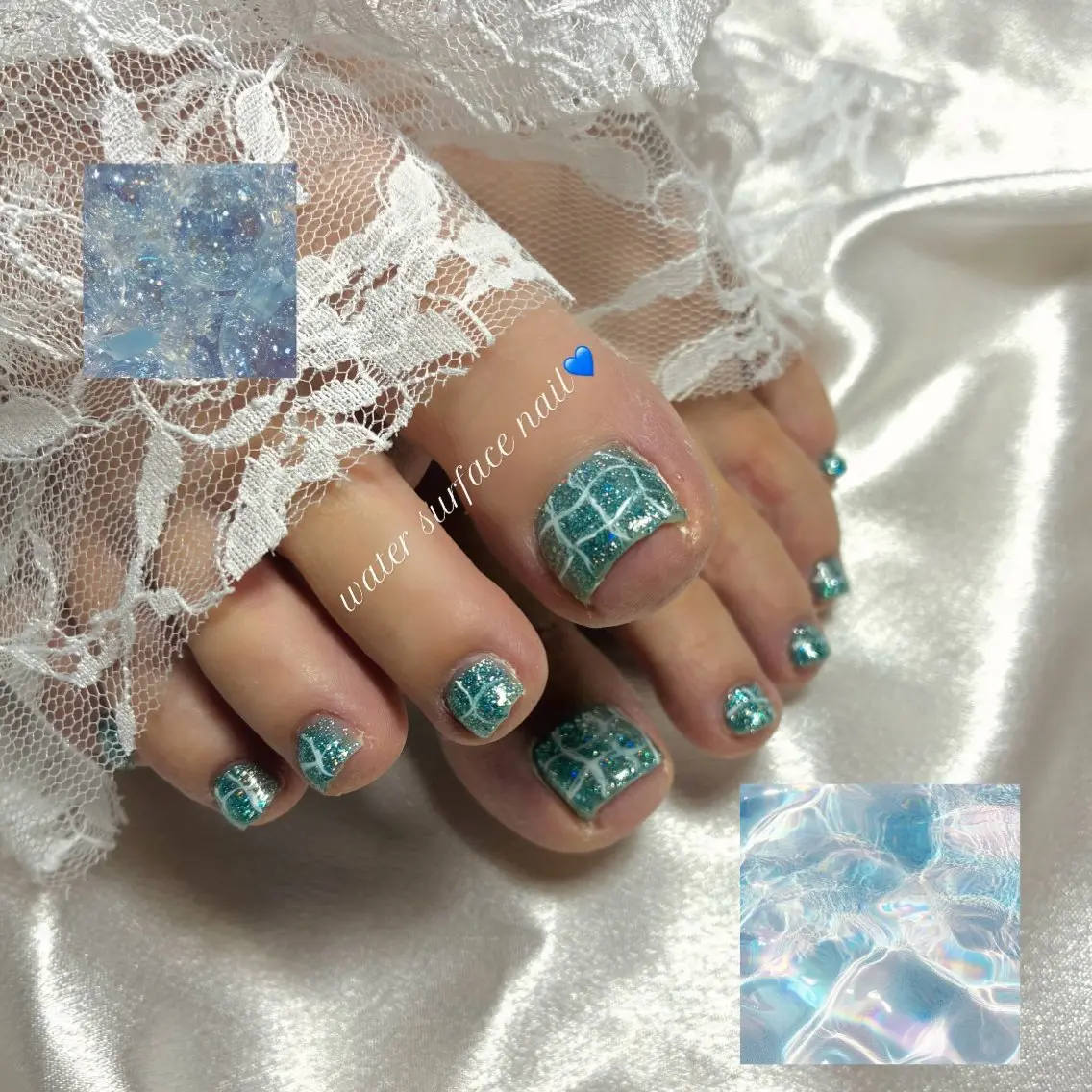 ネイル フットネイル YVeil ひなのネイルデザイン