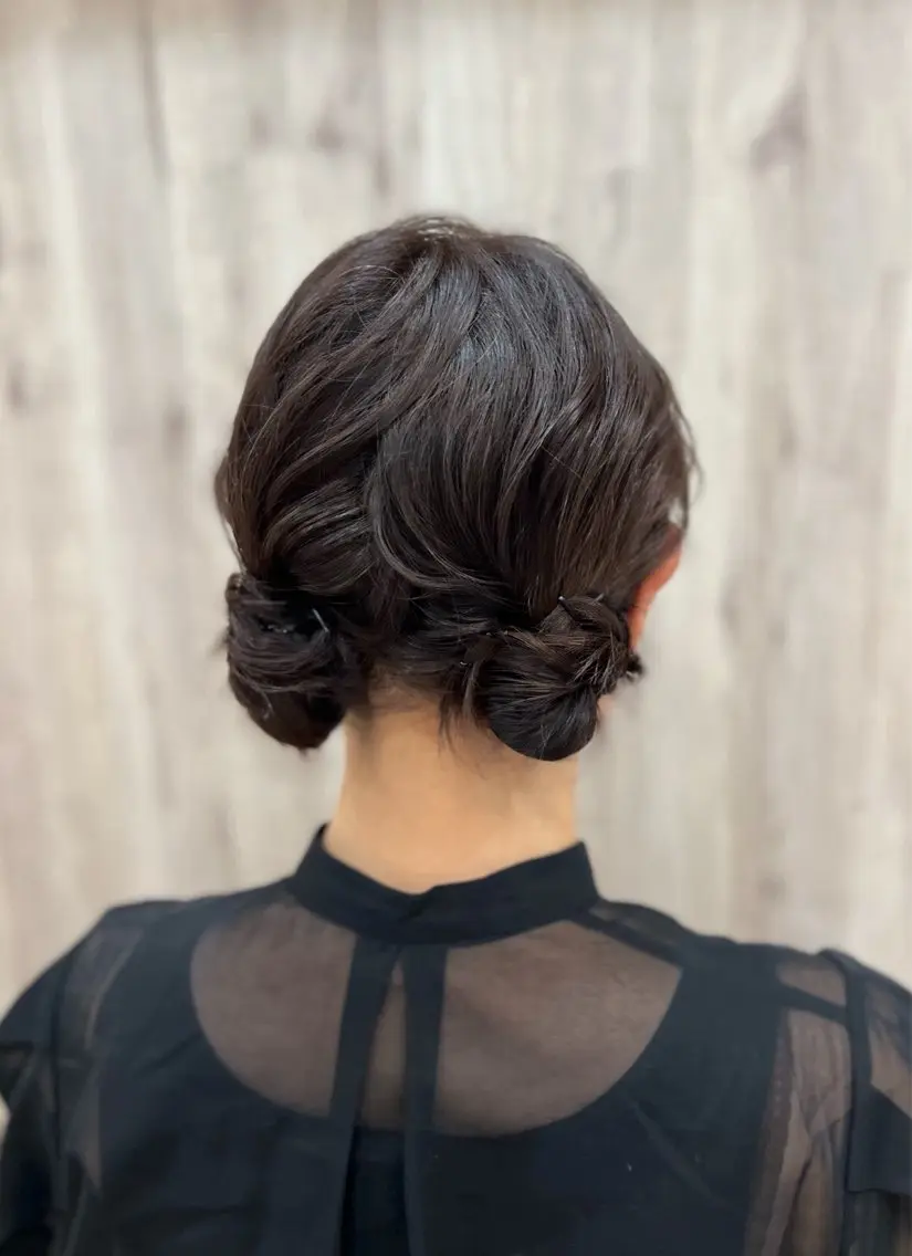 ヘアアレンジ ヘアセット ヘアメイクネイリスト hidemi中目黒のヘアスタイル