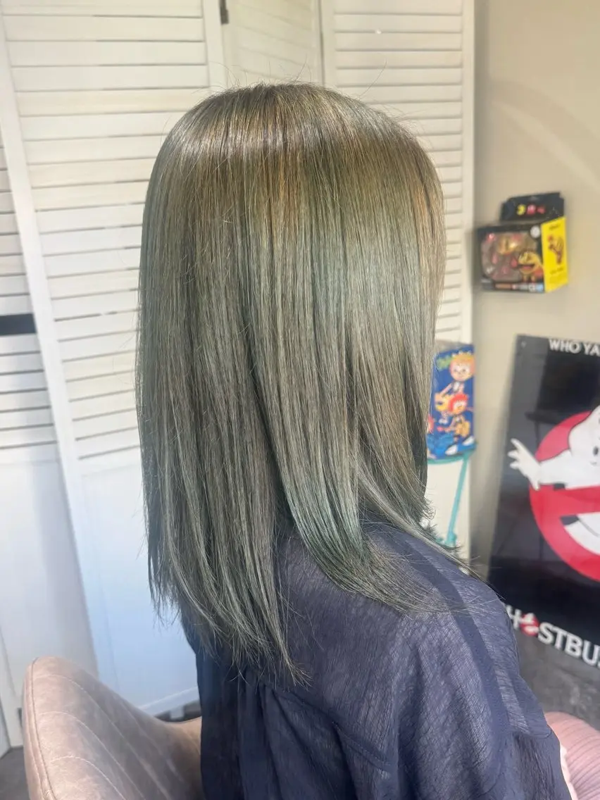 カラー ベージュカラー ブリーチ 透明感カラー ダブルカラー ブリーチなしカラー ヘアカラー トリートメント 16日空き◎髪質改善 misatoのヘアスタイル