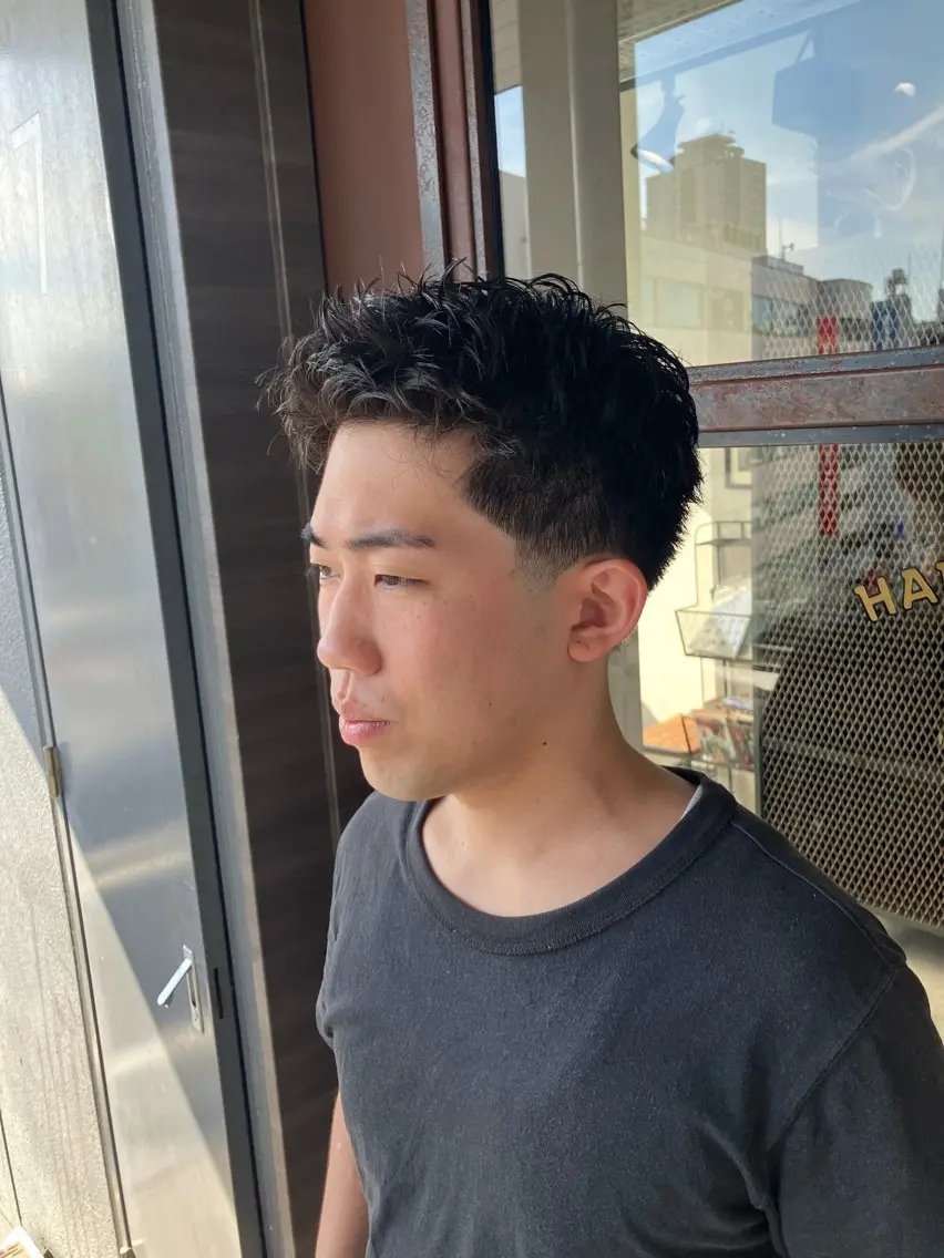 ショート メンズ カット Watarai Yuukiのヘアスタイル