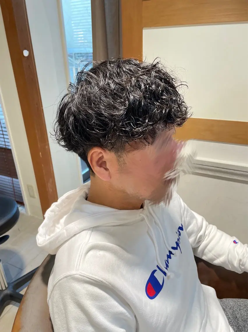 パーマ メンズ カット パーマ 🍒みしろ ほたる🍒のヘアスタイル