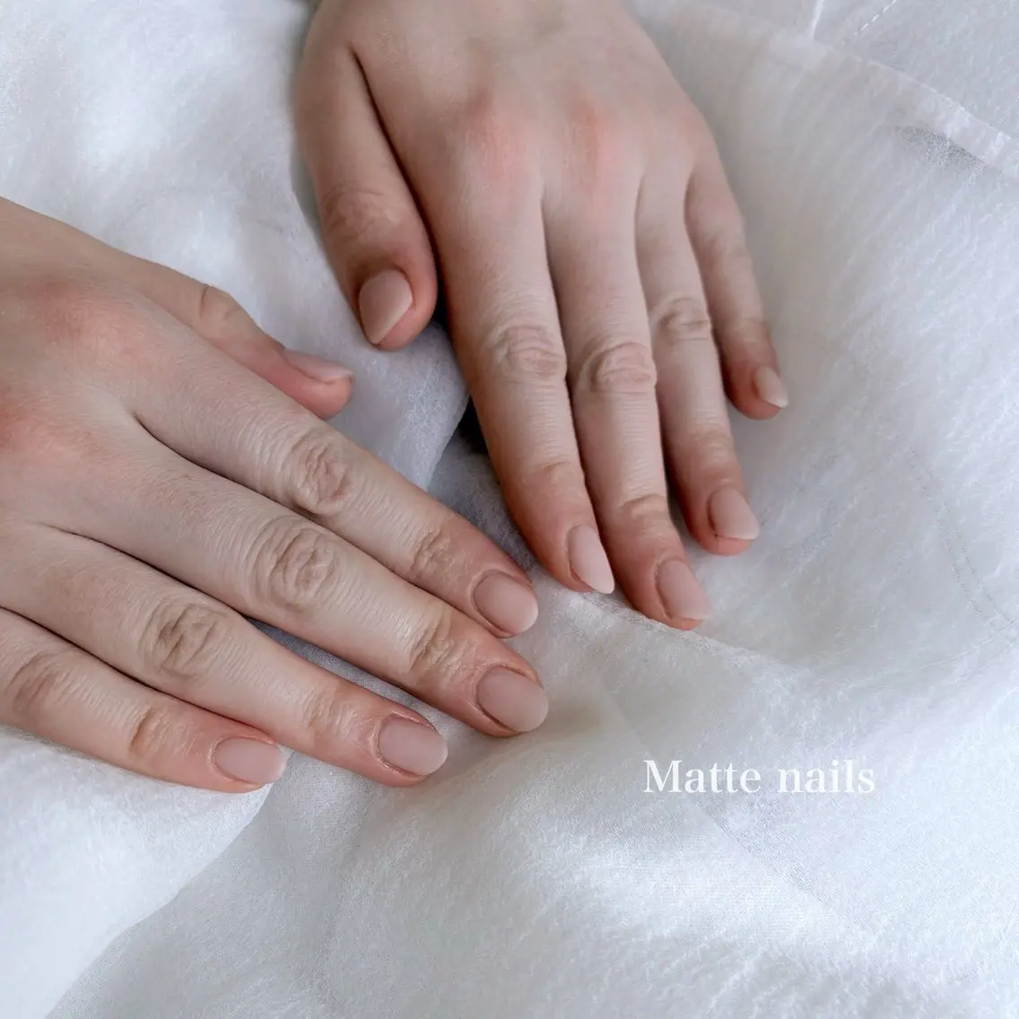 ネイル マットネイル ハンドネイル Rich+nail Mayuのネイルデザイン