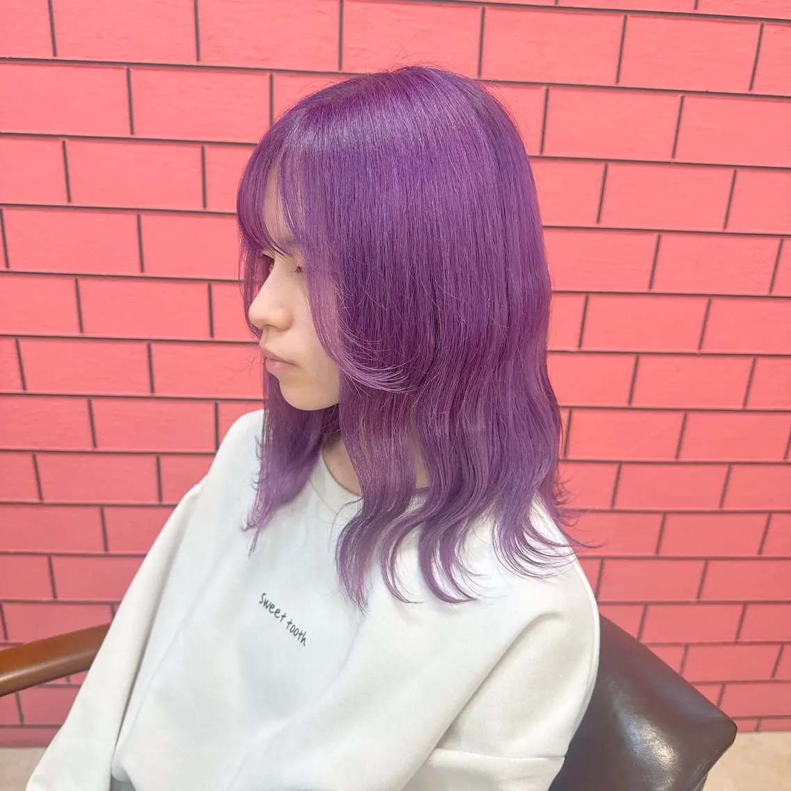 セミロング カラー バレイヤージュ ブリーチ ケアブリーチ ダブルカラー イヤリングカラー ヘアカラー トリートメント ブリーチの神 KYONのその他イメージ