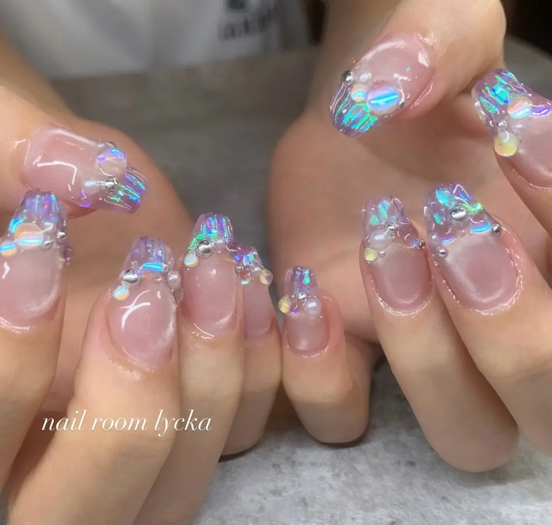 ネイル ネイルルームリッカ 𝐦𝐚𝐲𝐮のネイルデザイン