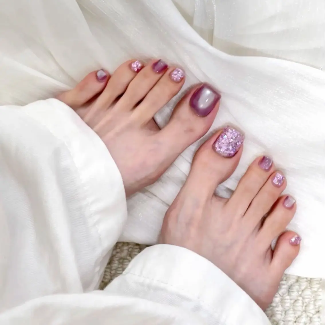 ネイル フットネイル WO MIAO💎のネイルデザイン