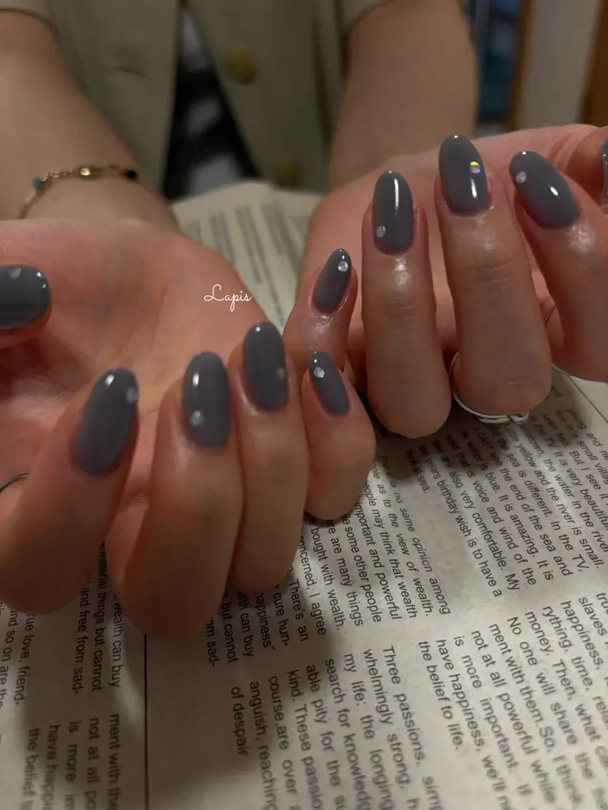 ネイル ハンドネイル Lapis *のネイルデザイン
