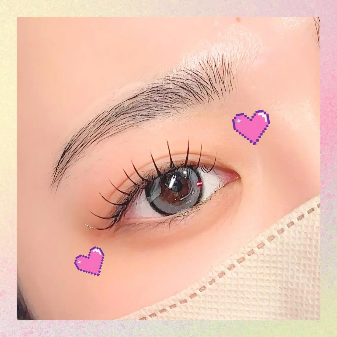 大人気メニュー‼️同日にキレイ✨🎀まつ毛パーマ➕美眉スタイリングセットメニュー!🎀の写真