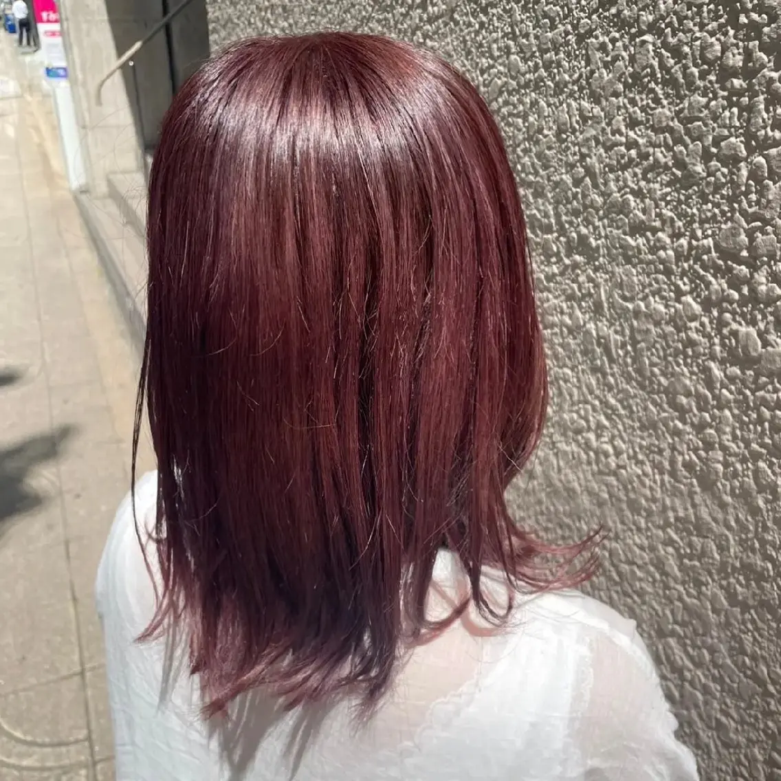 セミロング ヘアカラー 艶カラー💞 amiのヘアスタイル