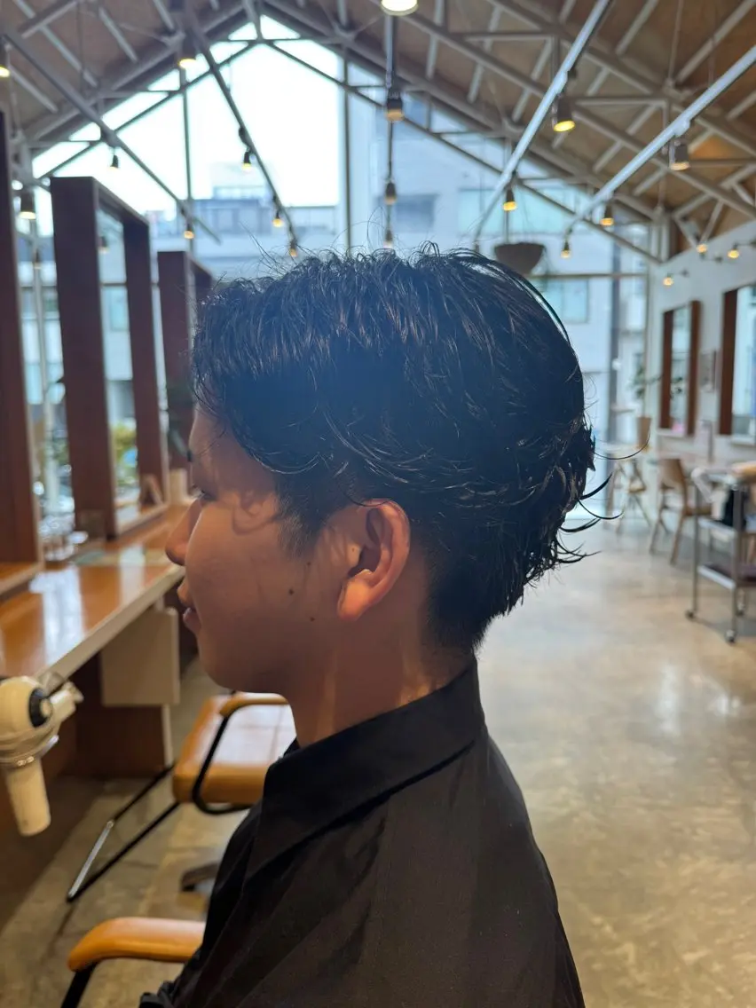 メンズ メンズパーマ 田宮 優斗のヘアスタイル