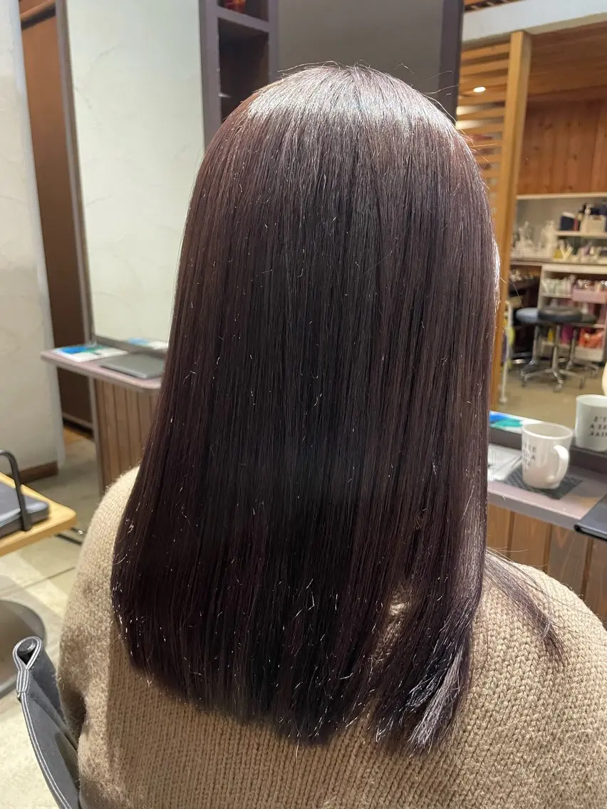 【透明感抜群】  N.カラー ＋毛先カットの写真