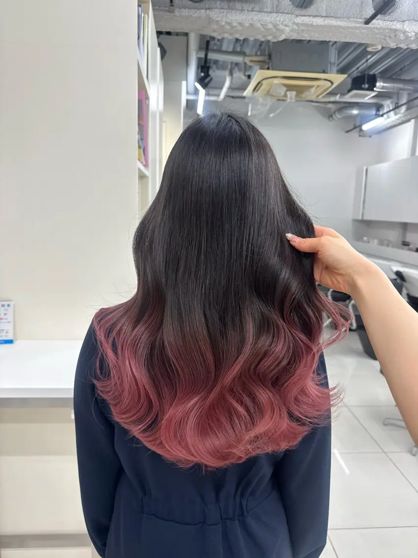 カラー グラデーションモデル ALIVE河合優吾のヘアスタイル