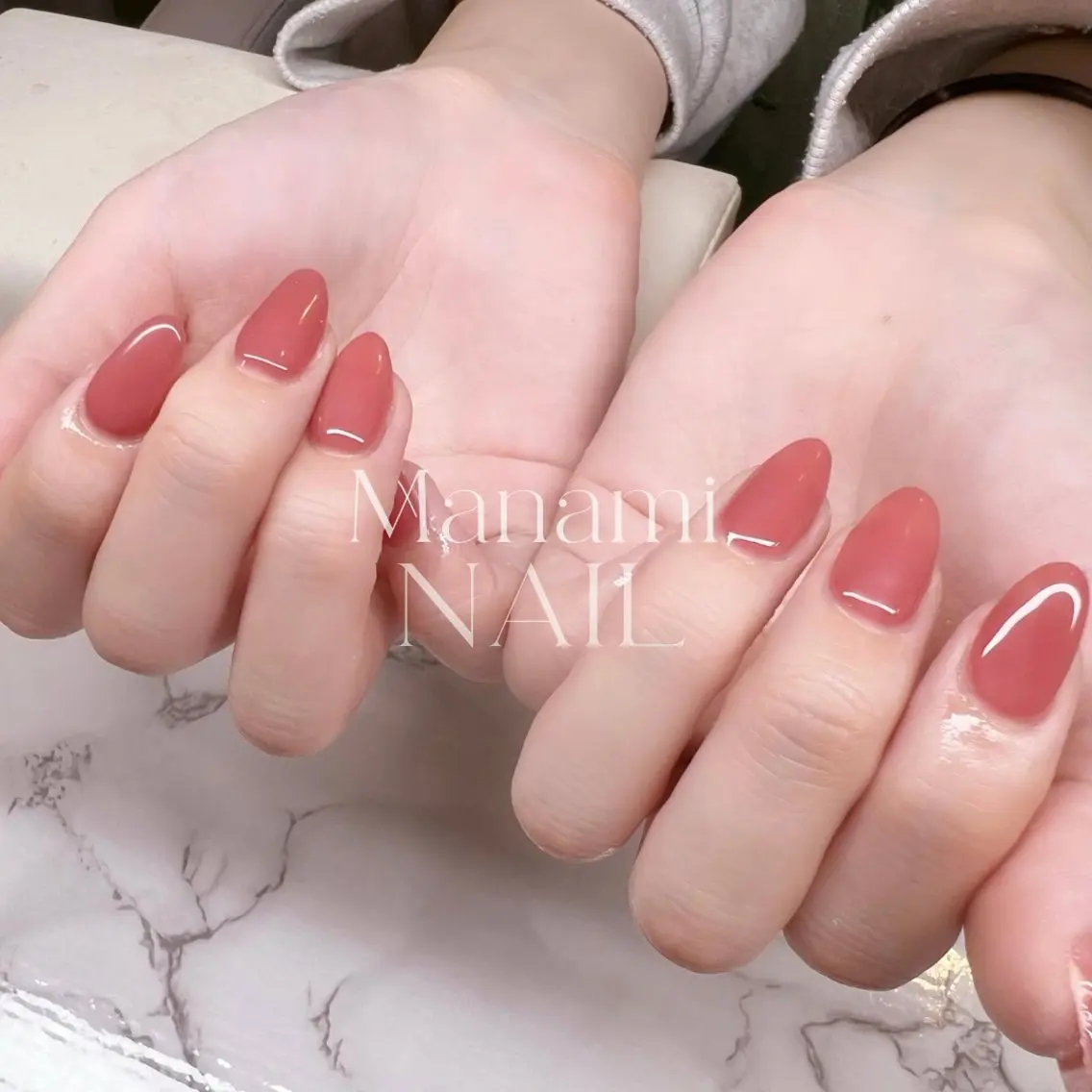 ネイル ワンカラーネイル msm.MANAMI 天神・ネイル・眉毛のネイルデザイン