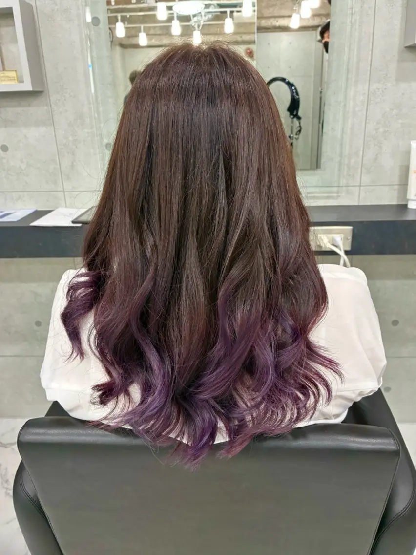 ロング カラー ヘアアレンジ ブリーチ カット ヘアカラー トリートメント Endearing 🌟銀座のヘアスタイル