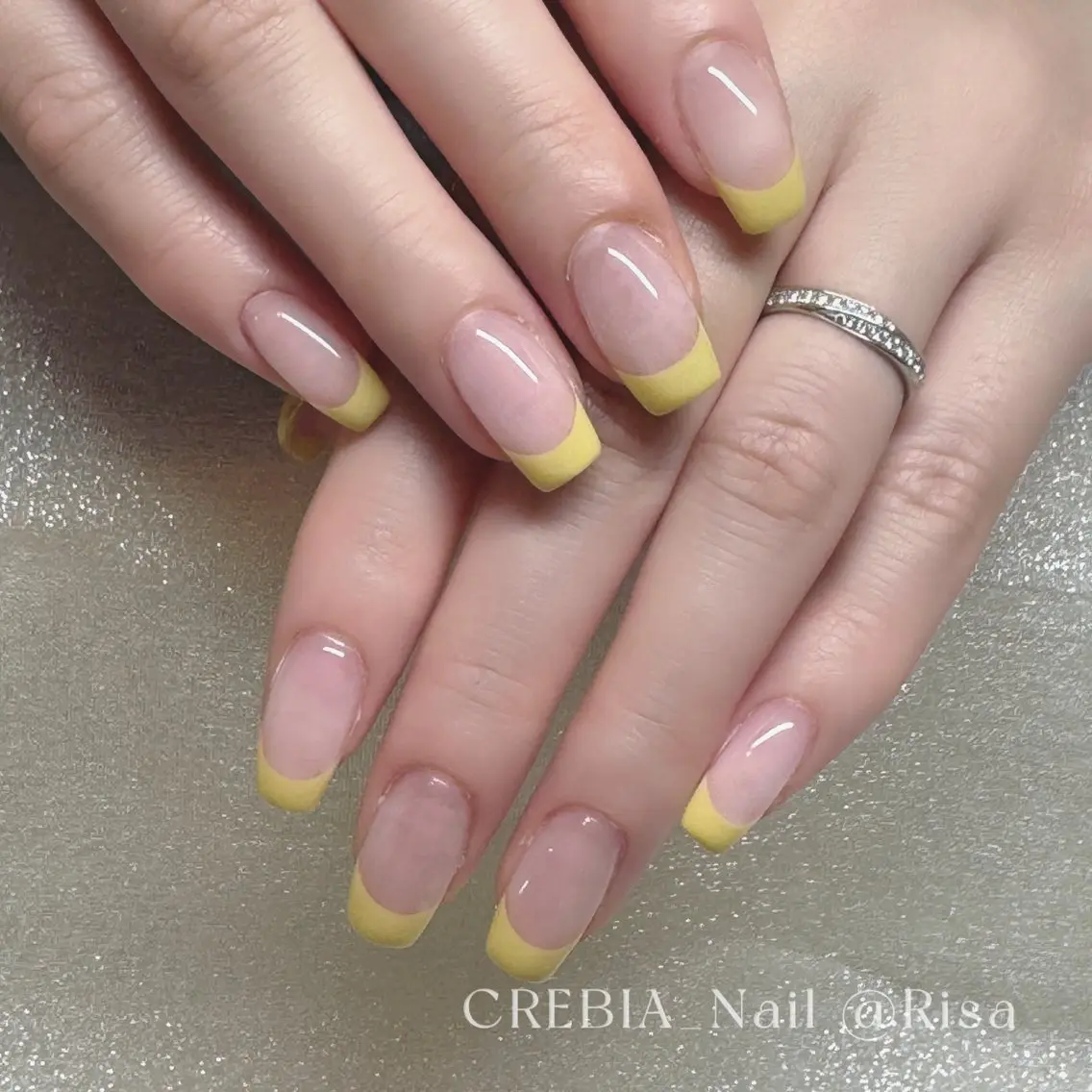 ネイル フレンチネイル CREBIA Nailのネイルデザイン